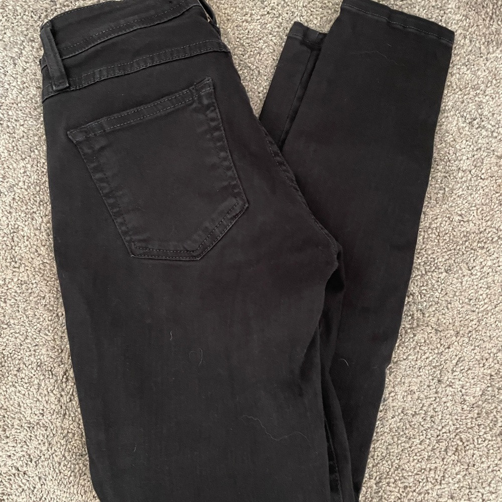 Fran Denim Black Skinny Jeans